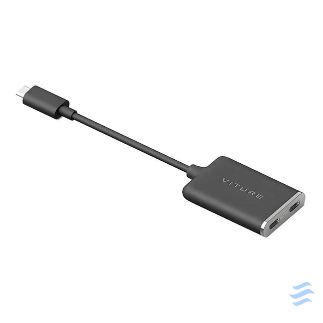 USB C XR Charging Adapter Pro for iPhone Viture One XRiP Adp Blk AR glasses