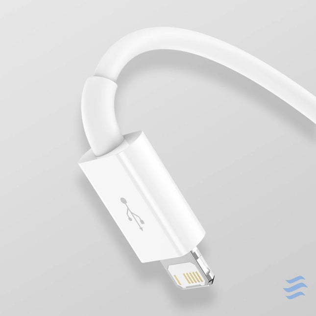 USB cable 3in1 Baseus Superior Series USB to micro USB / USB C / Lightning 3.5A 1.5m (white) Combo Cables