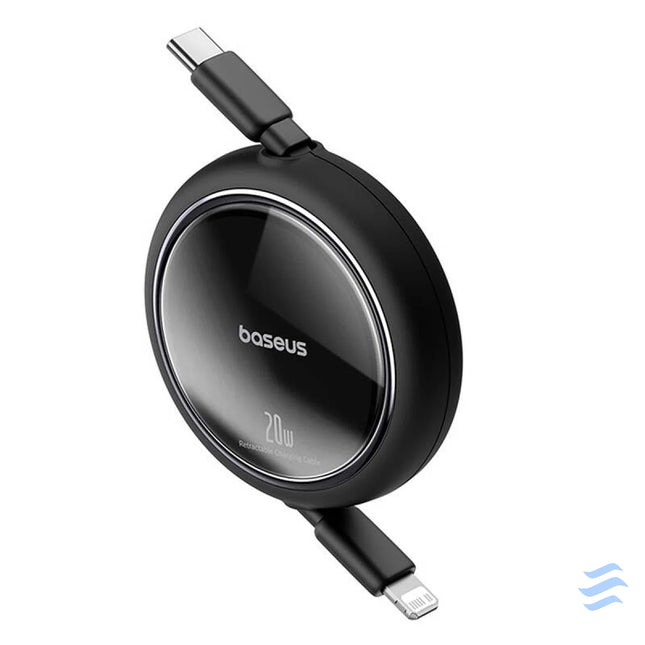 USB Cable Baseus Free2Pull USB C to iP 20W 1m (black) USB C to Lightning