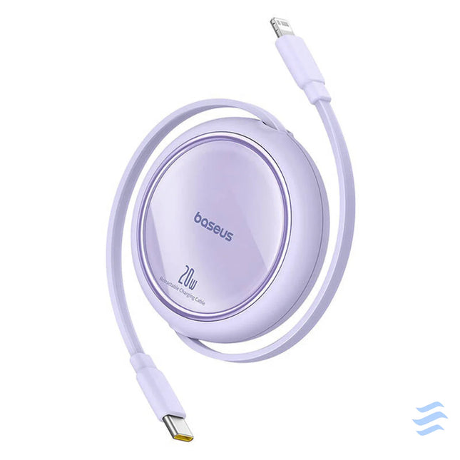 USB Cable Baseus Free2Pull USB C to iP 20W 1m (purple) USB C to Lightning
