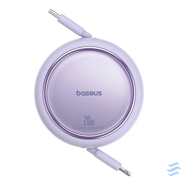 USB Cable Baseus Free2Pull USB C to iP 20W 1m (purple) USB C to Lightning