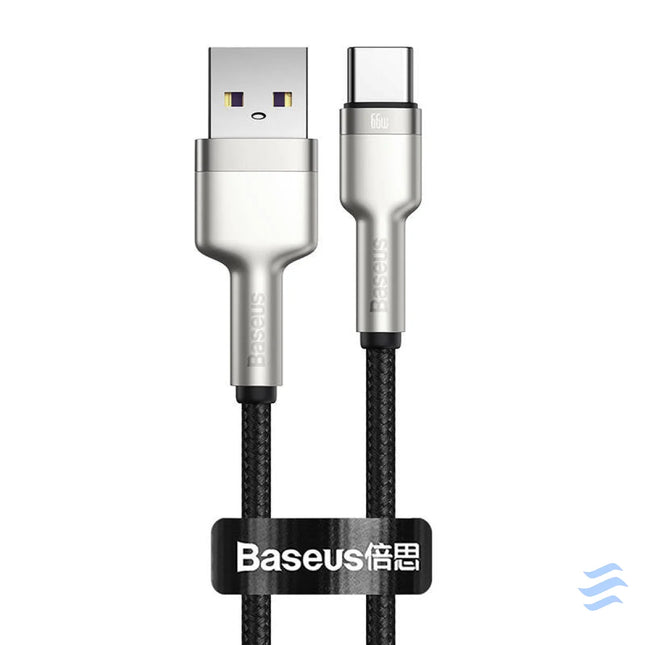 USB cable for USB C Baseus Cafule 66W 0.25m (black) USB to USB C