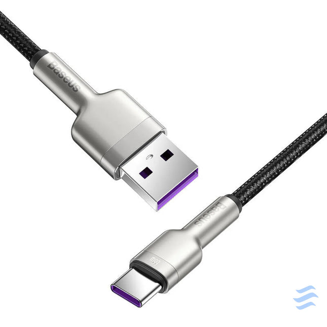 USB cable for USB C Baseus Cafule 66W 0.25m (black) USB to USB C
