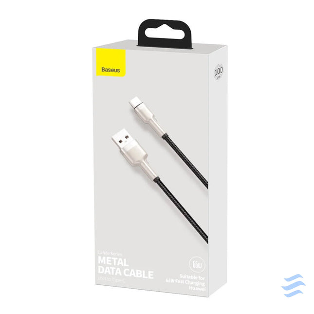USB cable for USB C Baseus Cafule 66W 1m (black) USB to USB C