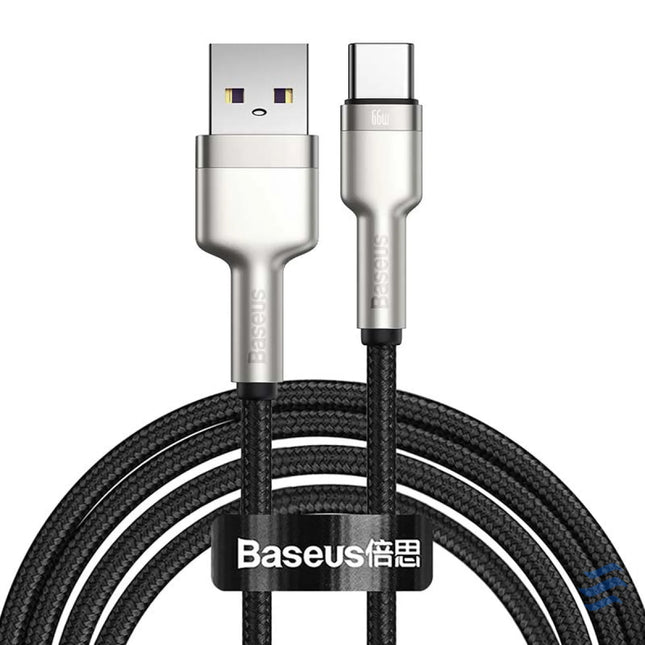 USB cable for USB C Baseus Cafule 66W 2m (black) USB to USB C