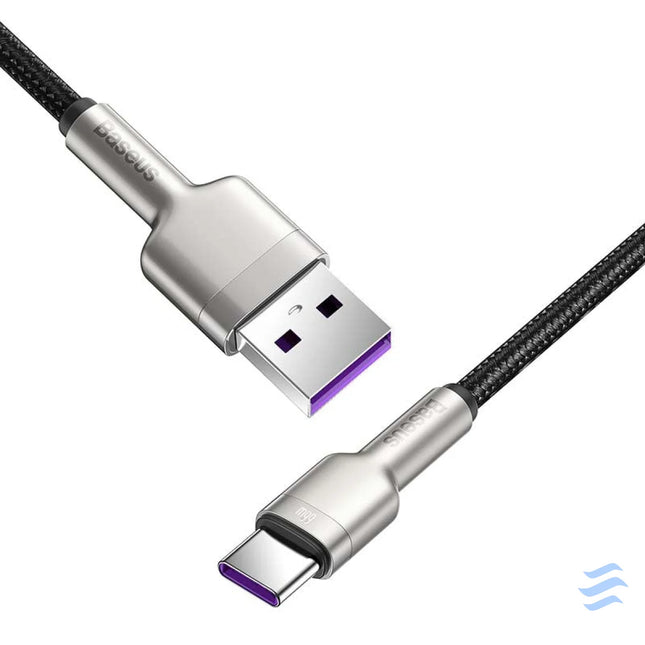 USB cable for USB C Baseus Cafule 66W 2m (black) USB to USB C