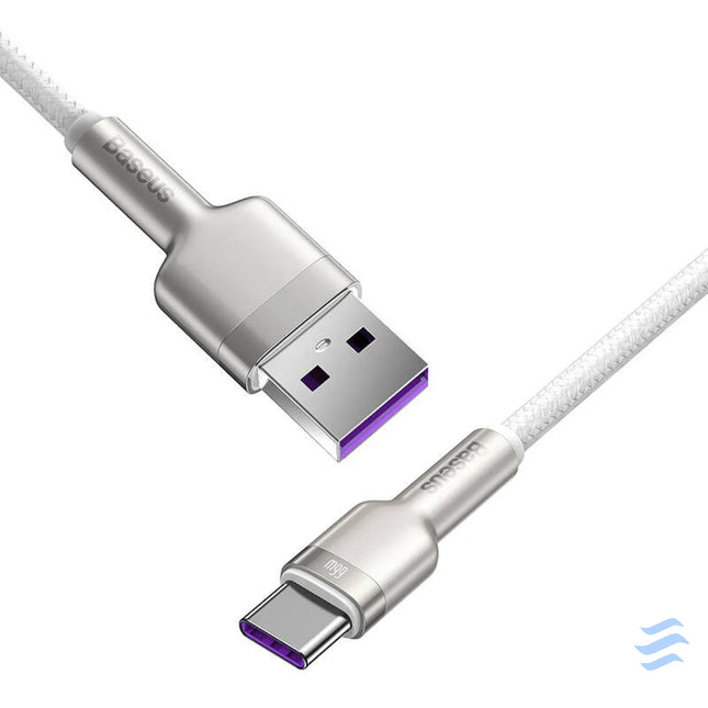 USB cable for USB C Baseus Cafule 66W 2m (white) USB to USB C