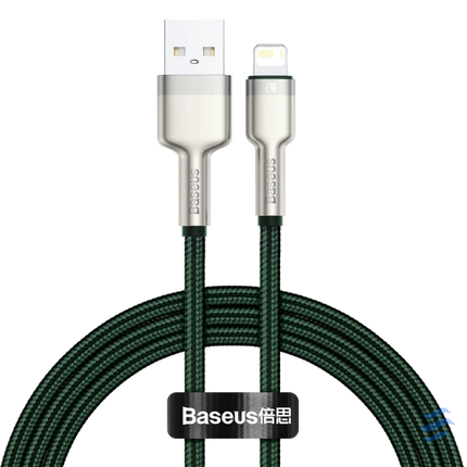 USB cable for Lightning Baseus Cafule 2.4A 1m (green) USB to Lightning