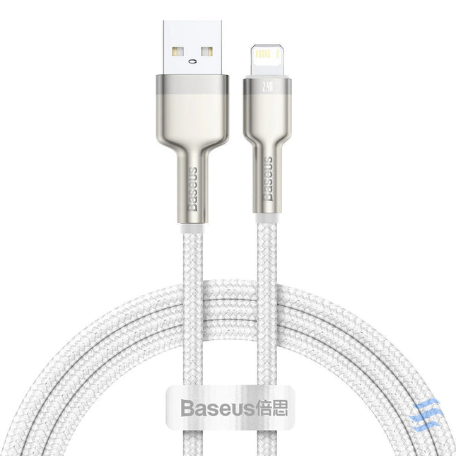 USB cable for Lightning Baseus Cafule 2.4A 1m (white) USB to Lightning