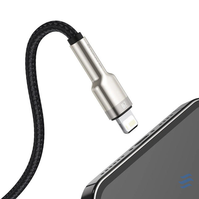USB cable for Lightning Baseus Cafule 2.4A 2m (black) USB to Lightning