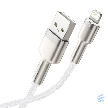 USB cable for Lightning Baseus Cafule 2.4A 2m (white) USB to Lightning
