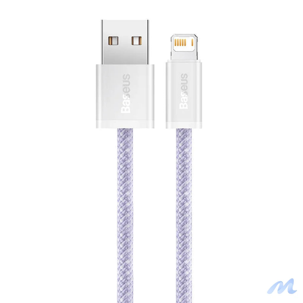 USB cable for Lightning Baseus Dynamic 2 Series, 2.4A, 2m (purple)