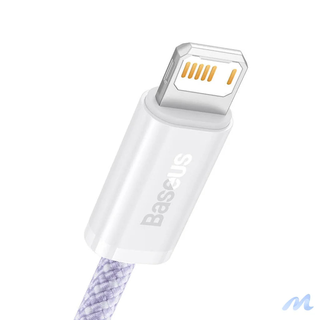 USB cable for Lightning Baseus Dynamic 2 Series, 2.4A, 2m (purple)