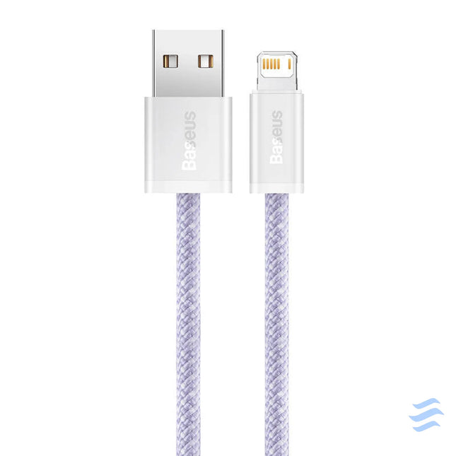 USB cable for Lightning Baseus Dynamic 2 Series 2.4A 2m (purple) USB to Lightning