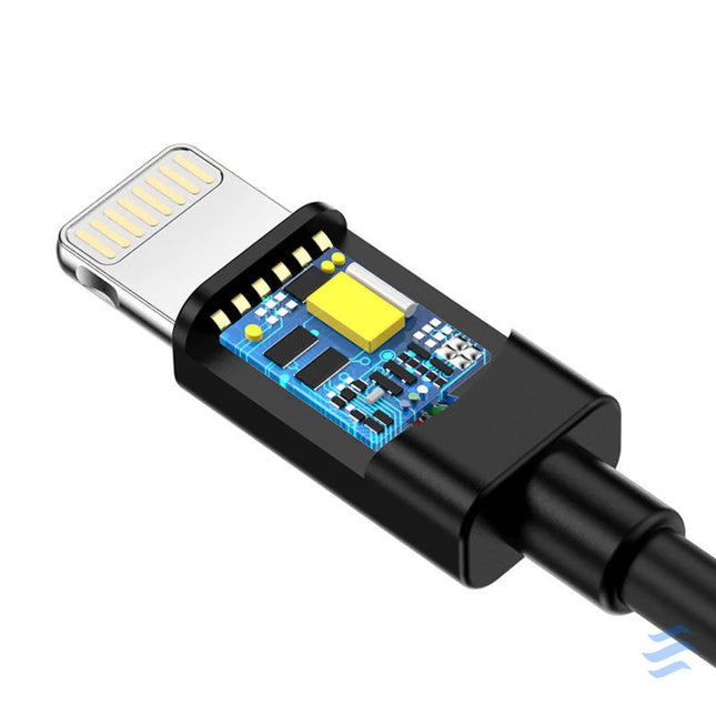 USB to Lightning cable Choetech IP0026 MFi,1.2m (black) USB to Lightning