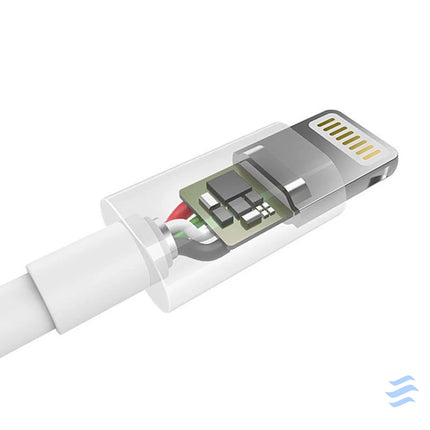 USB to Lightning cable Choetech IP0026 MFi,1.2m (white) USB to Lightning