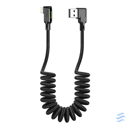 USB to Lightning cable Mcdodo CA 7300 angled 1.8m (black) USB to Lightning
