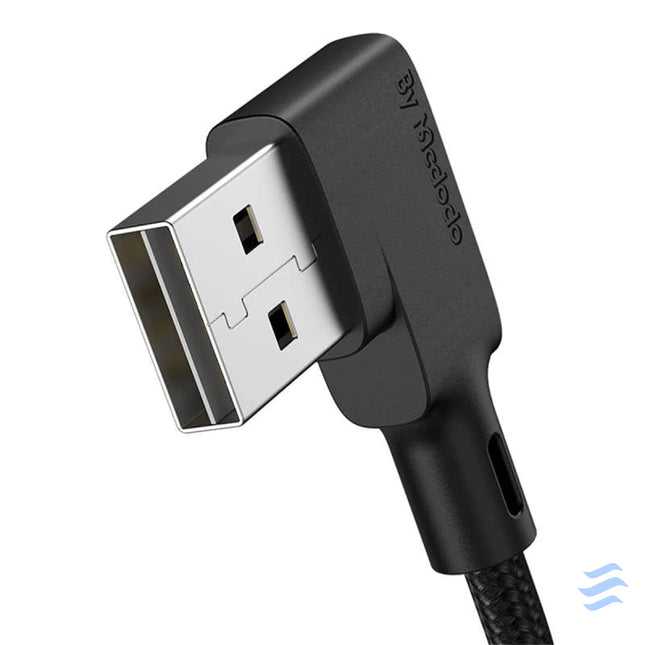 USB to Lightning cable Mcdodo CA 7300 angled 1.8m (black) USB to Lightning
