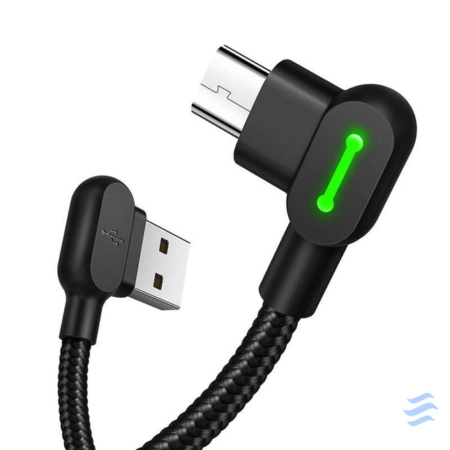 USB to Micro USB Cable Mcdodo CA 5280 LED 3m (Black) USB to Micro USB