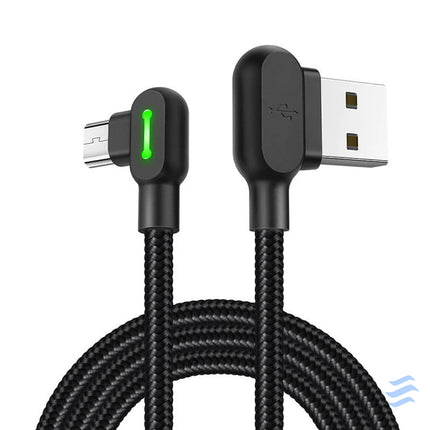 USB to Micro USB Cable Mcdodo CA 5280 LED 3m (Black) USB to Micro USB