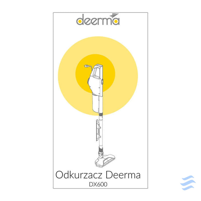Vacuum cleaner Deerma DX600 (black) Upright vacuum cleaners