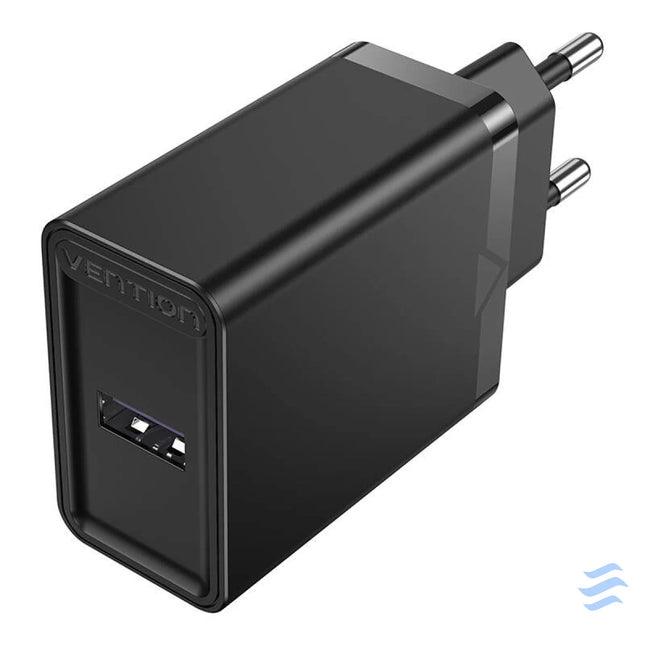 Vention FACB0 EU USB Charger 22.5W (black) mains chargers