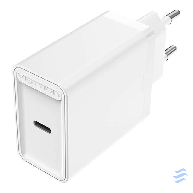 Vention FAIW0 EU USB C 30W wall charger (white) mains chargers