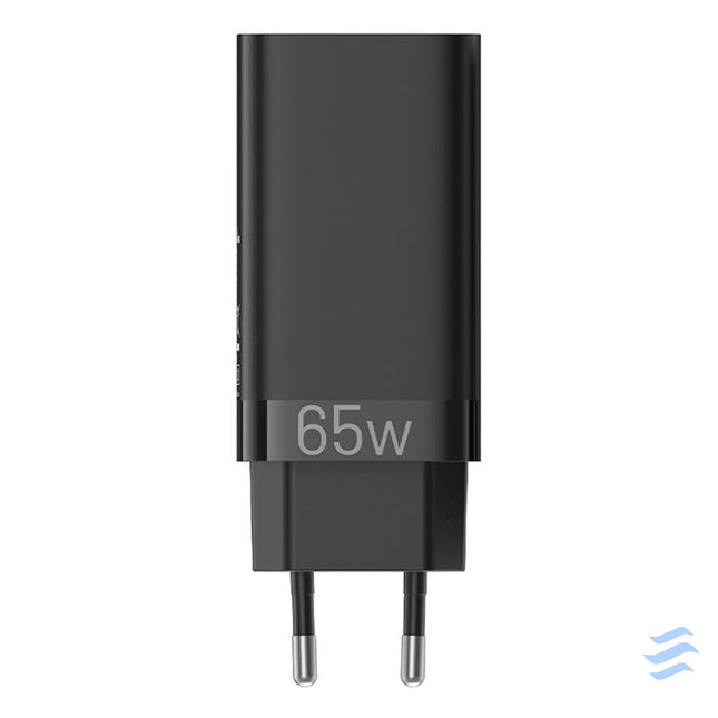 Vention FEDB0 EU 2xUSB C 1xUSB A 65W/30W/30W GaN network charger (black) mains chargers