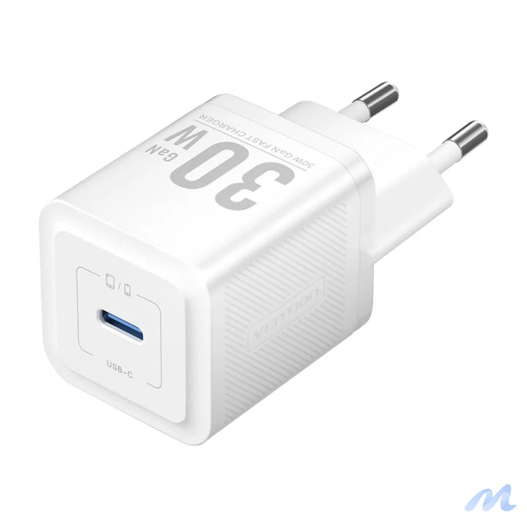 Vention FEZB0-EU USB-C GaN network charger (30W) (white)