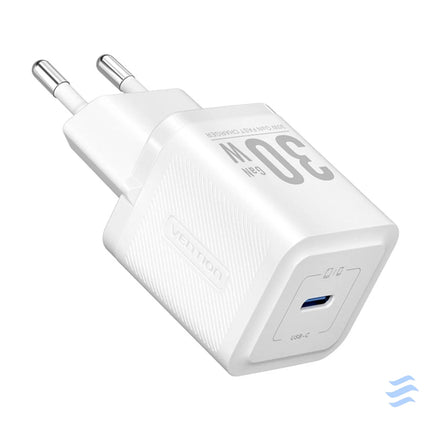 Vention FEZB0 EU USB C GaN network charger (30W) (white) mains chargers