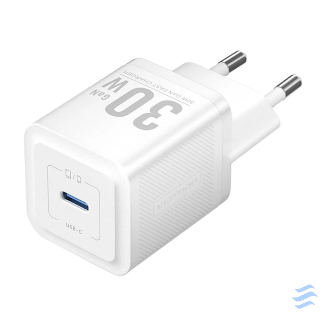 Vention FEZB0 EU USB C GaN network charger (30W) (white) mains chargers