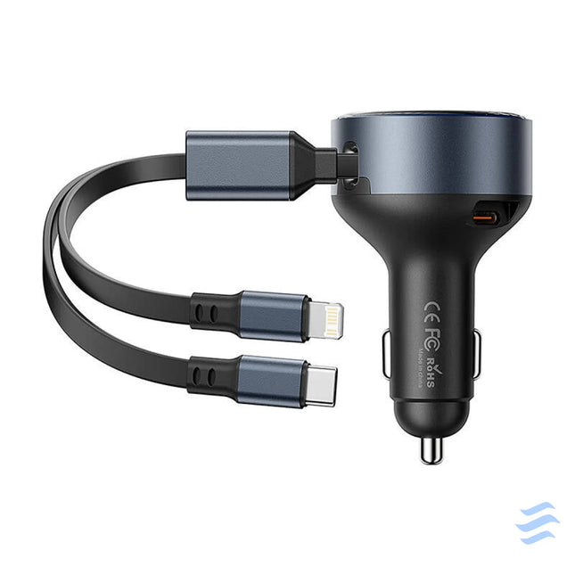 Vention FFOB0 USB C car charger + USB C/Lightning 30W cable Car chargers