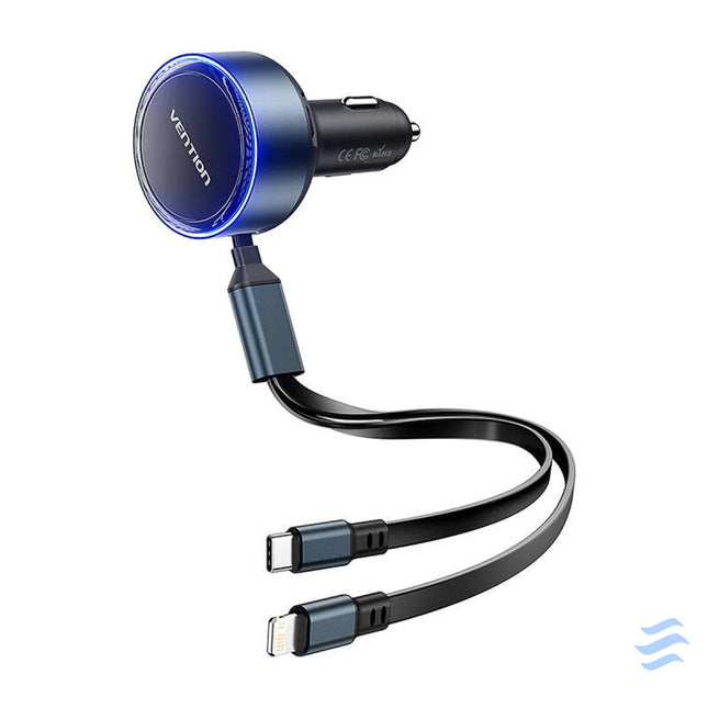 Vention FFOB0 USB C car charger + USB C/Lightning 30W cable Car chargers