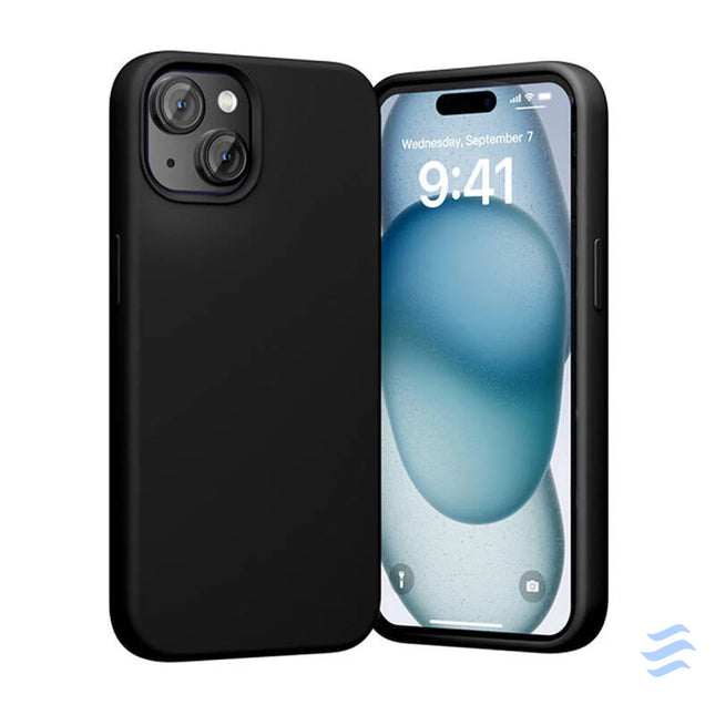Vention KUFB0 20 Silicone Case for iPhone 15 Plus (black) Protective cases for smartphones