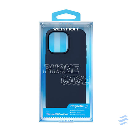 Vention KUFL0 40 Silicone Case for iPhone 15 Pro Max (blue) Protective cases for smartphones
