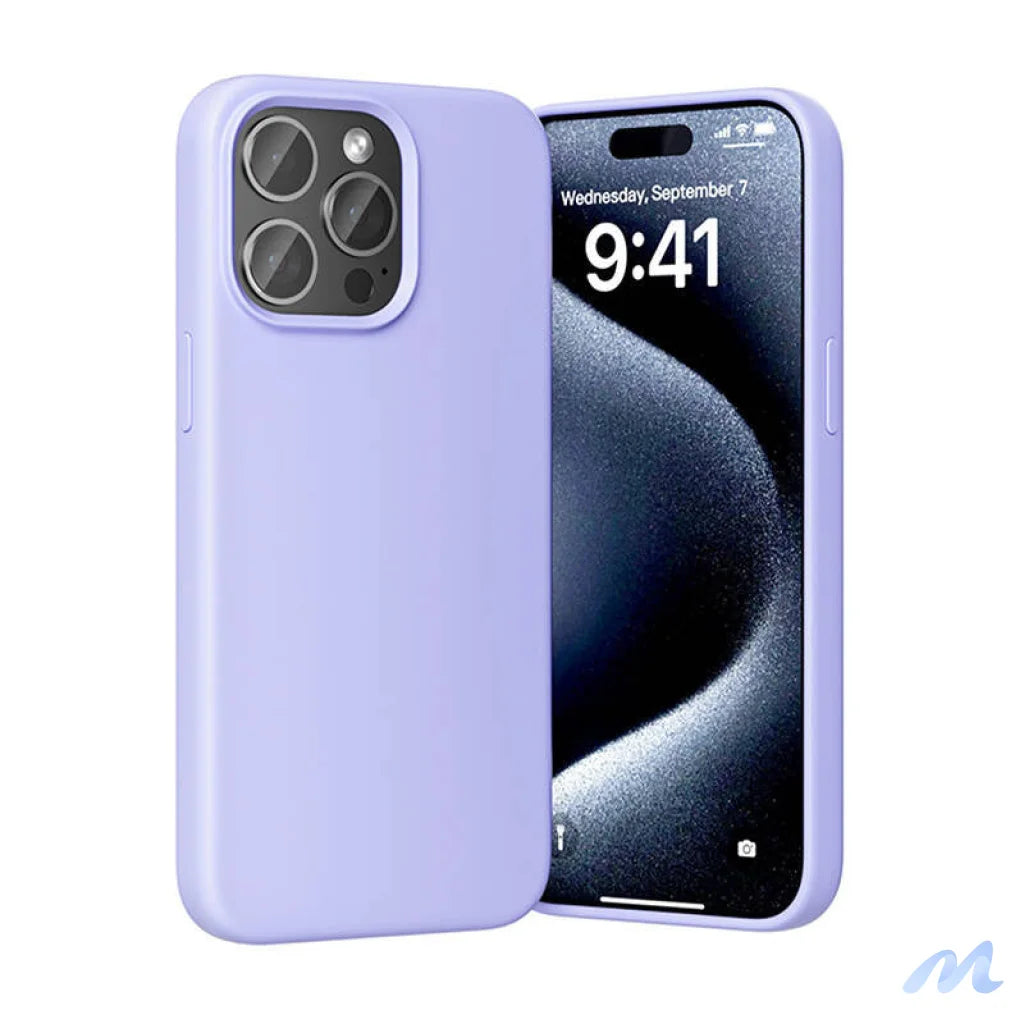 Vention KUFV0-30 Silicone Case for iPhone 15 Pro (purple)