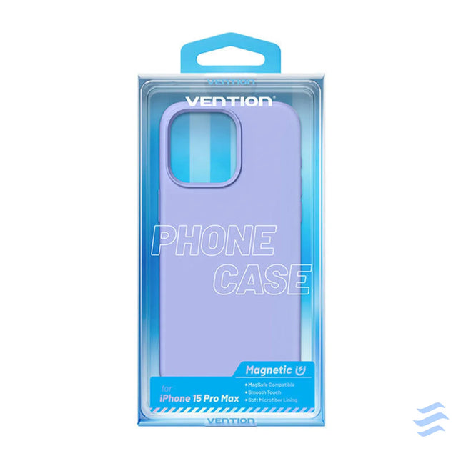 Vention KUFV0 40 Silicone Case for iPhone 15 Pro Max (purple) Protective cases for smartphones