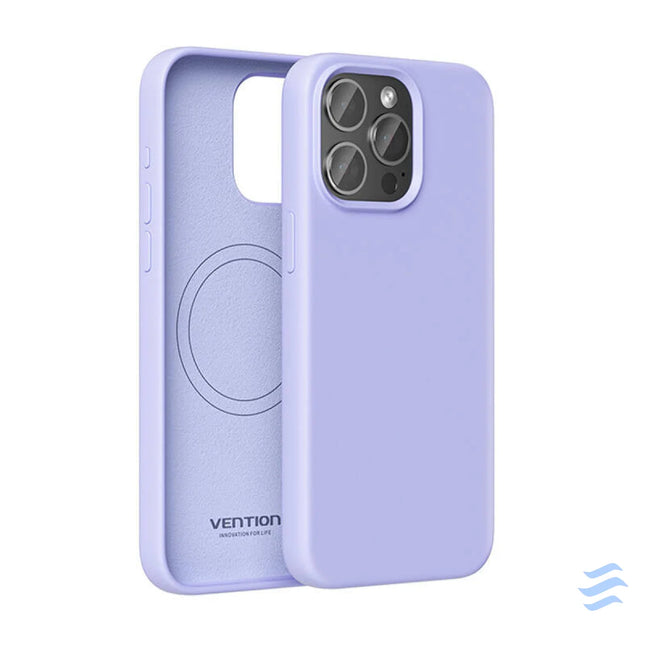 Vention KUFV0 40 Silicone Case for iPhone 15 Pro Max (purple) Protective cases for smartphones