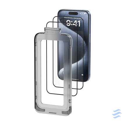 Vention KUKTCC 20 tempered glass for iPhone 15 Plus + applicator For smartphones