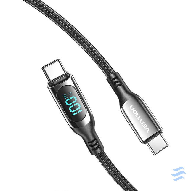 Vention TAYBAV USB 2.0 C C 100 W 5A 1.2M USB cable (black) USB C to USB C