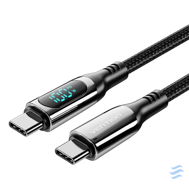 Vention TAYBAV USB 2.0 C C 100 W 5A 1.2M USB cable (black) USB C to USB C
