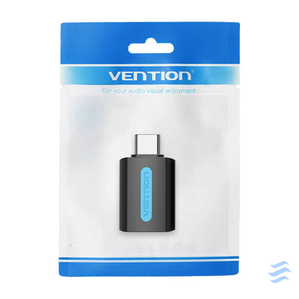 Vention USB Adapter CDTB0 USB C male to USB 2.0 female (black) Adapters connectors and converters