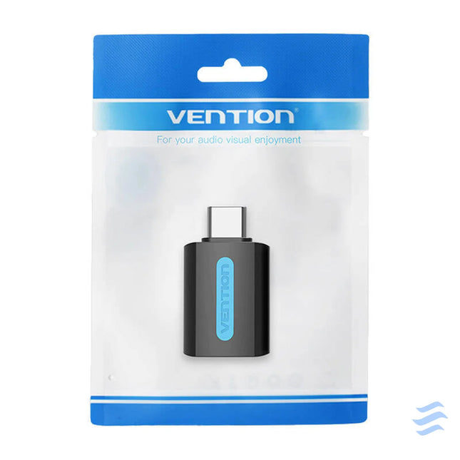 Vention USB Adapter CDTB0 USB C male to USB 2.0 female (black) Adapters connectors and converters