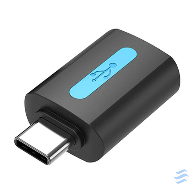 Vention USB Adapter CDTB0 USB C male to USB 2.0 female (black) Adapters connectors and converters