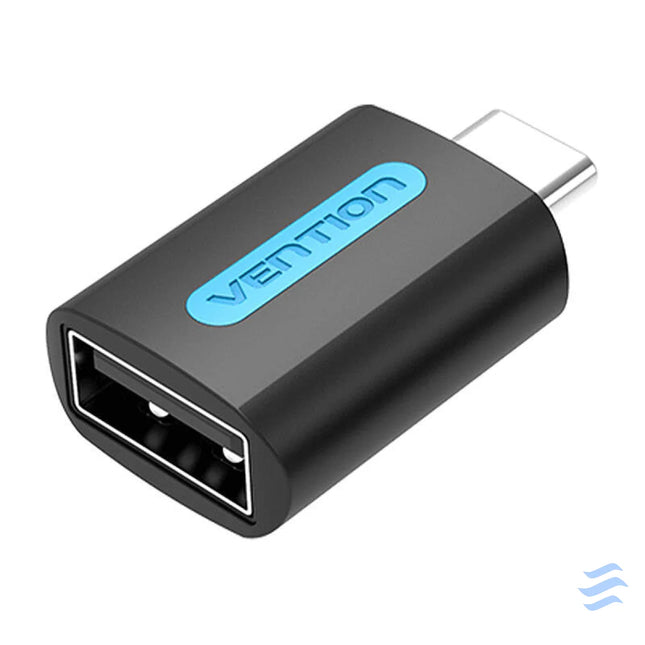 Vention USB Adapter CDTB0 USB C male to USB 2.0 female (black) Adapters connectors and converters