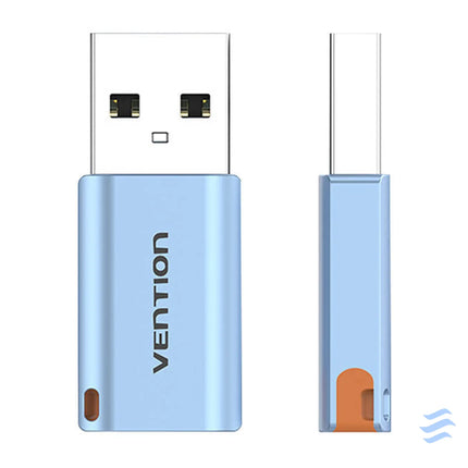 Vention USB adapter CUAH0 USB A 3.1 male to USB C female (gray) Adapters connectors and converters
