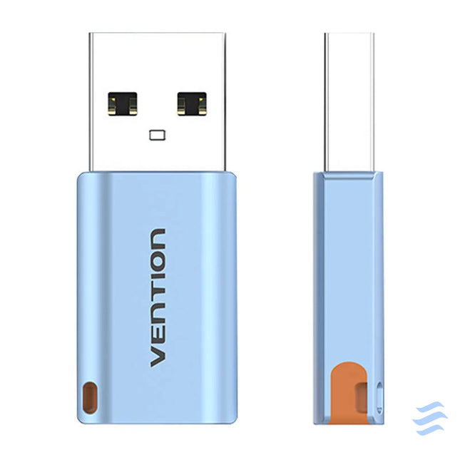 Vention USB adapter CUAH0 USB A 3.1 male to USB C female (gray) Adapters connectors and converters