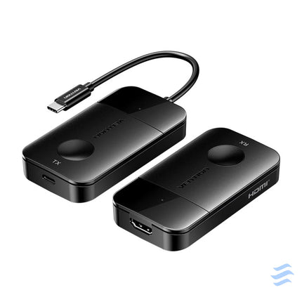 Vention USB C to HDMI wireless transmitter/receiver 0.15m (black) Adapters connectors and converters