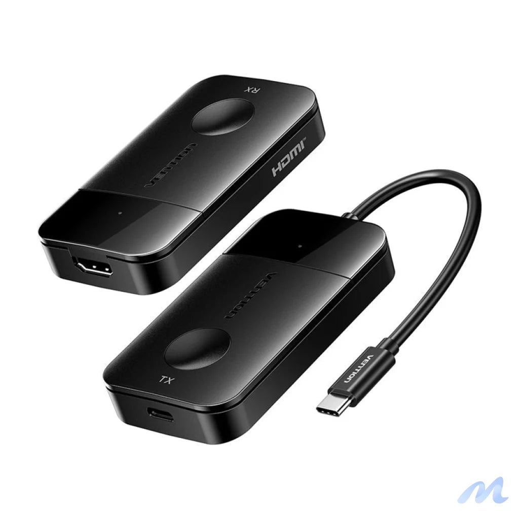 Vention USB-C to HDMI wireless transmitter/receiver 0.15m (black)