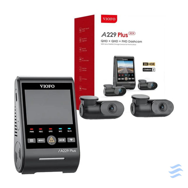 VIOFO A229 PLUS 3CH 2K + 1080p WiFi GPS Video recorders